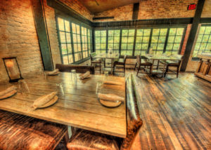 The Back Porch - available for private events at Virtue Feed & Grain